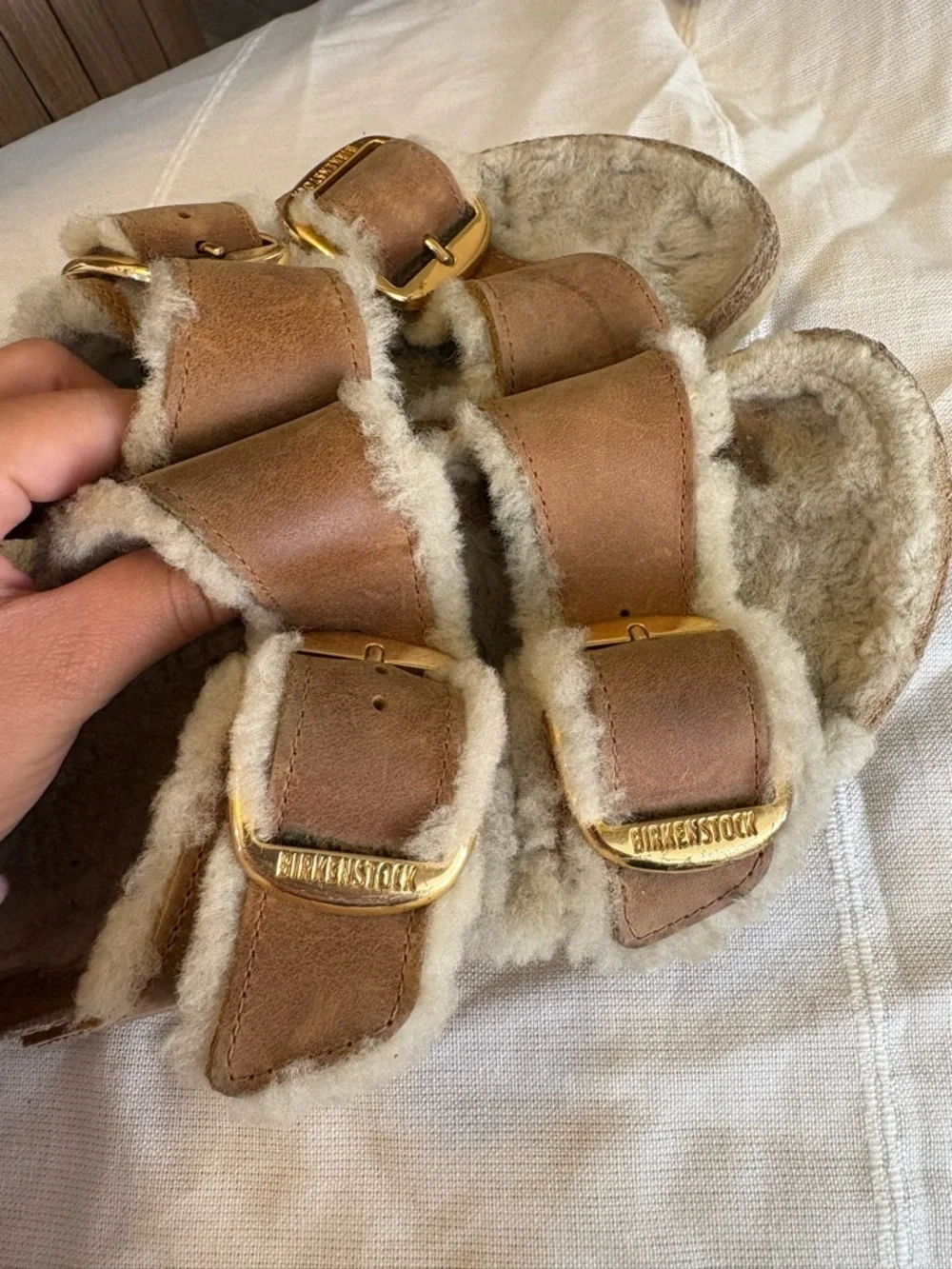 Birkenstock Arizona‎ Big Buckle Shearling